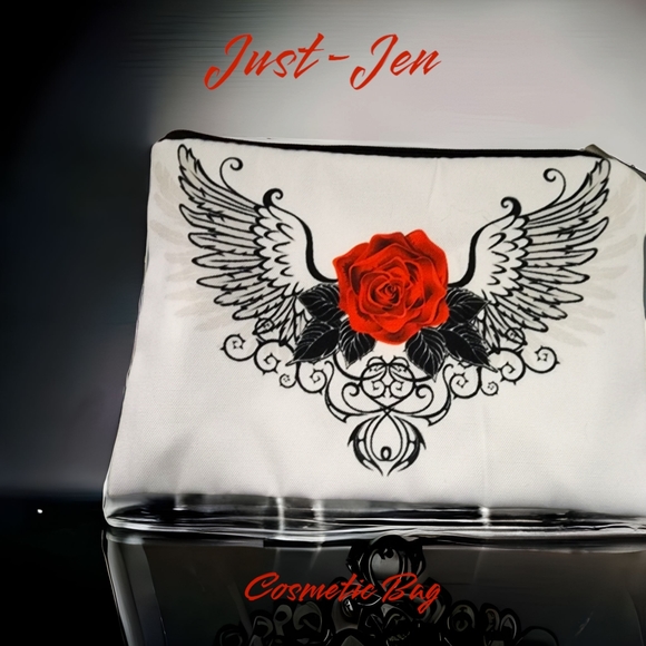 Red Rose Angel Cosmetics Bag - Picture 8 of 13